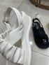 Spring Chic Cross Strap Buckle Sandals